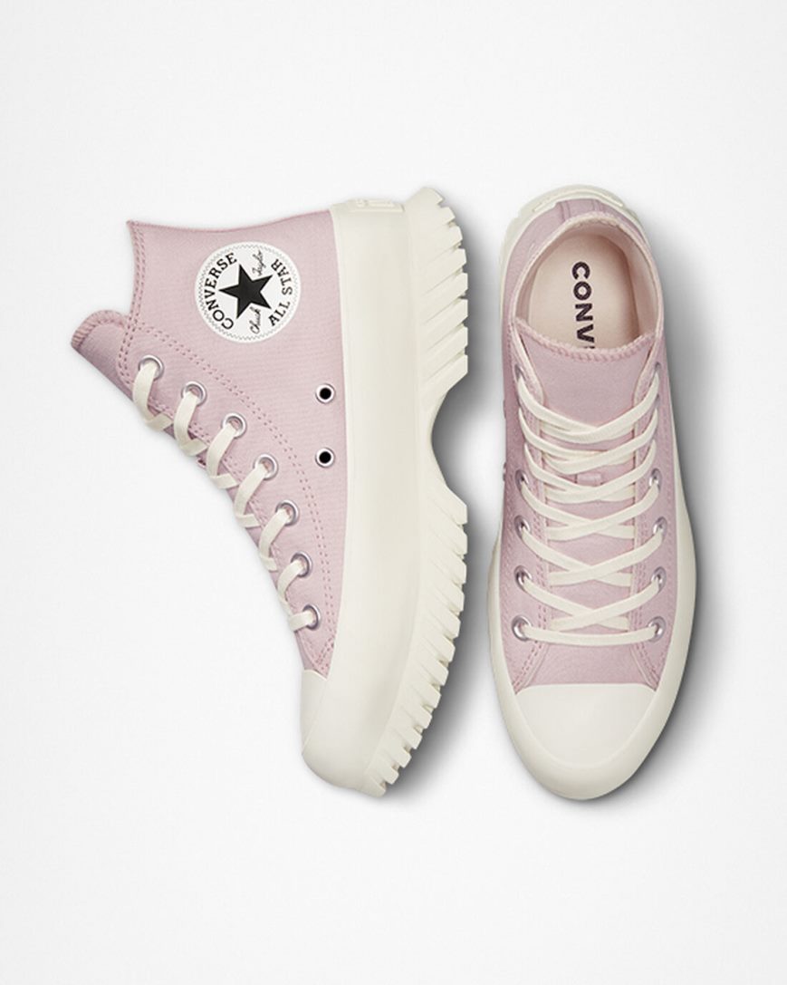 Pánské Boty Vysoké Converse Chuck Taylor All Star Lugged 2.0 Růžové Černé | CZ DEUF30